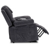 Fotel elektryczny masujący rozkładany z funkcją wstawania  ciemny popiel Fenix