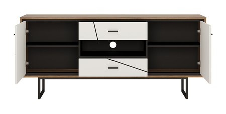 Komoda RTV z szufladami pod telewizor do salonu Brolo Meble Wójcik