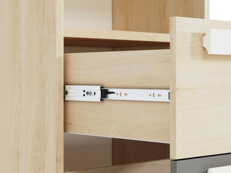 Regał wysoki na książki do pokoju młodzieżowego Drop 05 ML Meble