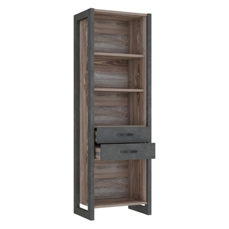 Regał wysoki na książki do salonu Note Forte