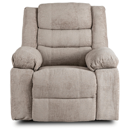 Fotel rozkładany beżowy z podnóżkiem Arturo