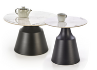 Zestaw ław kawowych okrągłych do salonu Magneta