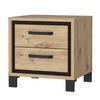 Szafka nocna z szufladami do sypialni Trondheim Forte