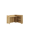Biurko rozkładane lewe Work Concept dąb artisan 