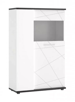 Witryna niska biała do salonu Venezia Meble Wójcik