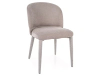 Krzesło tapicerowane beżowe do jadalni Tino