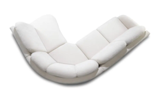 Narożnik modułowy z funkcją spania i pojemnikiem na pościel Stone Zoya