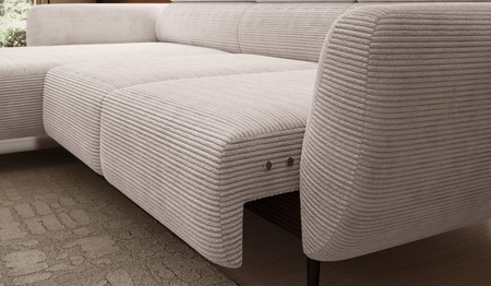 Narożnik modułowy nowoczesny na nóżkach Alison S Wersal