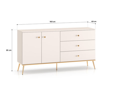 Komoda z szufladami do salonu Selgin 03 ML Meble  