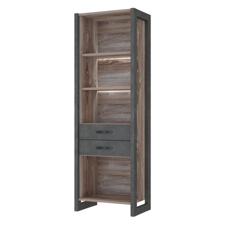 Regał wysoki na książki do salonu Note Forte