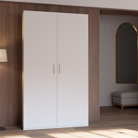 Szafa ubraniowa nowoczesna uchylna 120 cm biała Home Nook Forte 