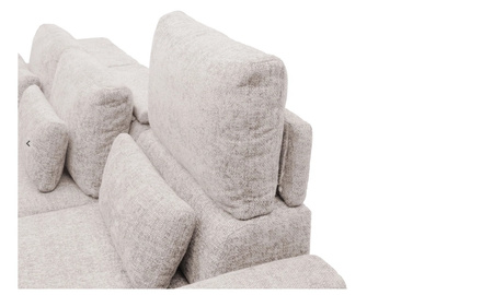 Narożnik modułowy na nóżkach z funkcją wysuwanego siedziska i relaks Misty Wajnert