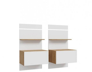 Szafki nocne z szufladami do sypialni Lenybelardo Forte