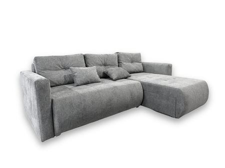 Narożnik nowoczesny rozkładany do małego salonu i pojemnikiem na pościel Amaro Bis 