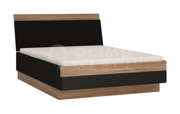 Łóżko z pojemnikiem na pościel do sypialni 140x200 Monaco Meble Wójcik