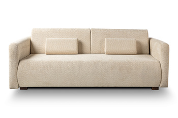 Sofa rozkładana trzyosobowa z pojemnikiem na pościel Lina