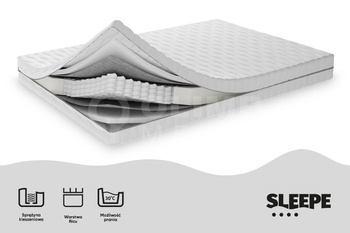 Materac sprężynowy POPU Wygoda i dopasowanie H3 140x200 cm