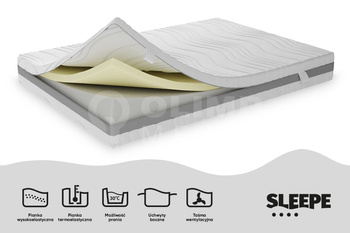 Materac piankowy HARVY Relaks i odprężenie H2/H3 200x200 cm