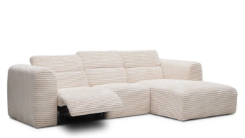 Narożnik modułowy z funkcją relaks i ruchomym zagłówkiem Nube Wajnert