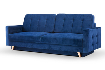 Sofa trzyosobowa na nóżkach z funkcją spania Vegas