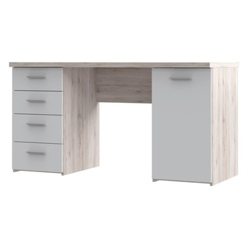 Biurko nowoczesne z szufladami i szafką do nauki w stylu skandynawskim Forte