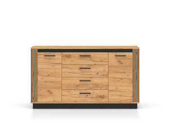 Komoda z szufladami i półkami do salonu Urso ML Meble