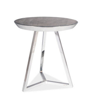 Stolik kawowy okrągły szklany do salonu Temida C 