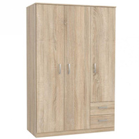 Szafa uchylna trzydrzwiowa z szufladami do pokoju młodzieżowego Niko Forte