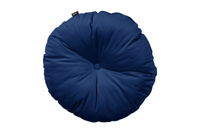 Poduszka dekoracyjna okrągła 40x40 granatowa