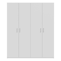 Szafa nowoczesna 180 cm czterodrzwiowa uchylna biała Home Nook Forte 