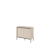 Komoda nowoczesna z podświetleniem na nóżkach TREND TR-02 beż piaskowy