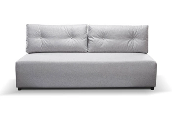 Kanapa sofa dwuosobowa z funkcją spania szara Elena 