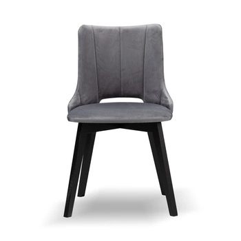 Krzesło tapicerowane welwetowe nowoczesne Bella