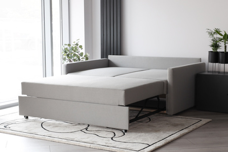 Kanapa sofa dwuosobowa szara Roco MP Nidzica