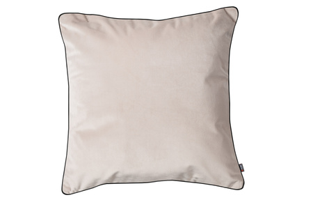 Poduszka dekoracyjna 40x40 beżowa Olimp Home Classic velvet